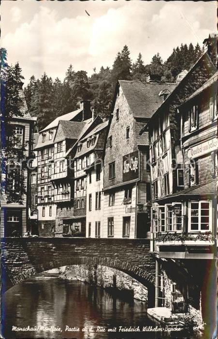 Monschau Friedrich Wilhelm-Brücke Rur-Partie