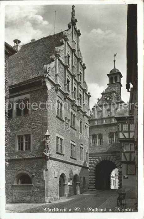 Marktbreit Rathaus Maintor