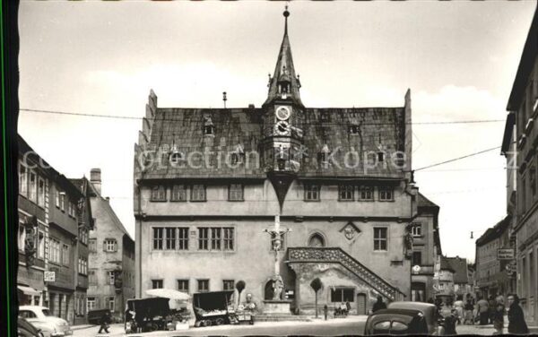 Ochsenfurt Marktplatz Rathaus