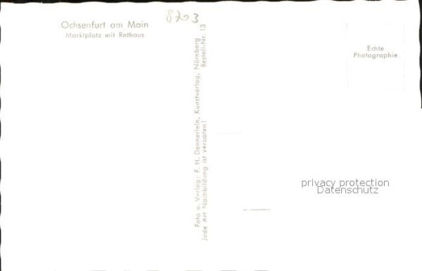 Ochsenfurt Marktplatz Rathaus – Bild 2