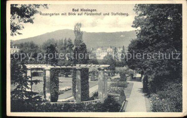 Bad Kissingen Rosengarten Fürstenhof Staffelberg