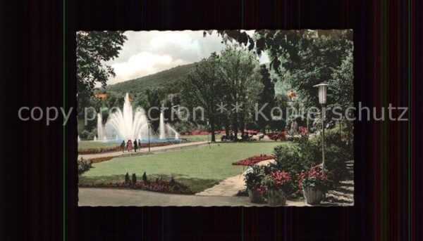 Bad Kissingen Rosengarten Wasserspielen