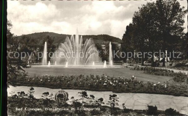 Bad Kissingen Wasserspiele Rosengarten
