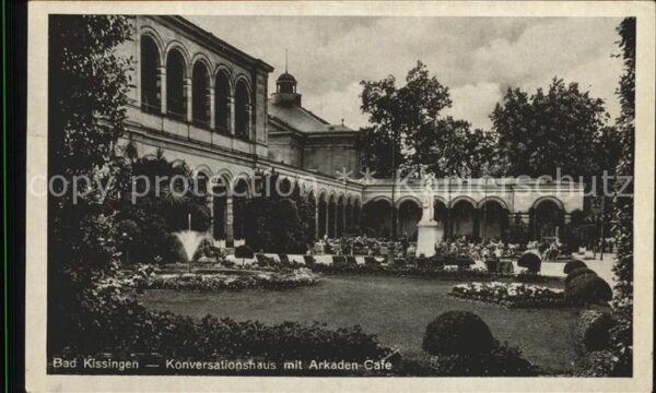 Bad Kissingen Konversationshaus Arkaden-Cafe