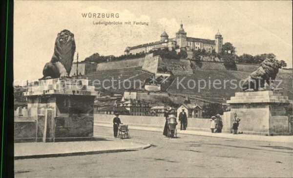 Wuerzburg Ludwigsbrücke Festung