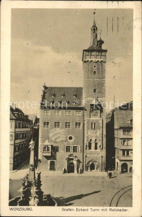 Wuerzburg Grafen Eckard Turm Ratskeller