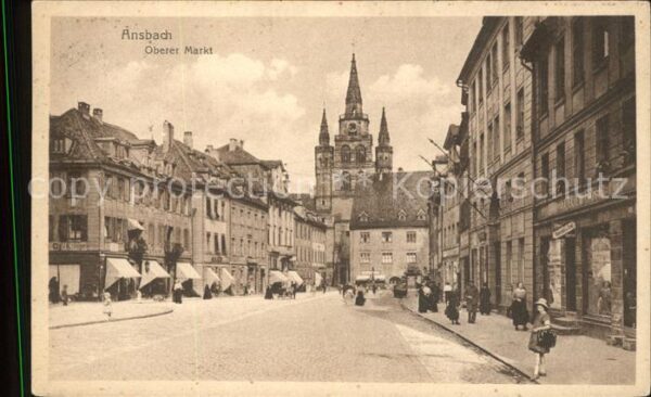 Ansbach Mittelfranken Oberer Markt