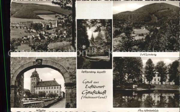 Grafschaft Sauerland Kloster Wilzenberg Kapelle Klosterteich