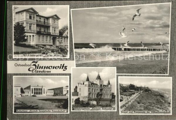 Zinnowitz Ostseebad Usedom Erholungsheim Philipp Müller Kulturhaus