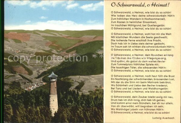 Schopfheim Hohe Möhr Wiesental Lied O Schwarzwald