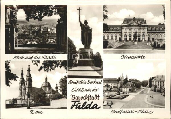Fulda Bonifatius-Denkmal Dom Bonifatius-Platz