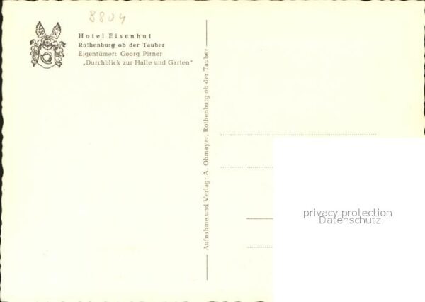 Rothenburg Tauber Hotel Eisenhut – Bild 2