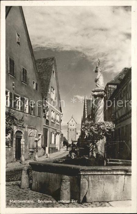 Mainbernheim Brunnen unteres Tor
