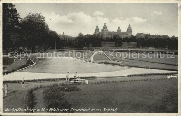 Aschaffenburg Main Schloss Stadtbad