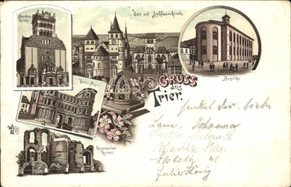 Trier Basilika Kaiserpalast-Ruinen Matthiaski