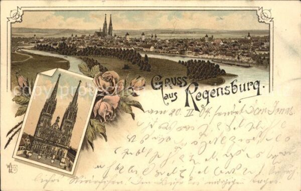 Regensburg Dom Litho