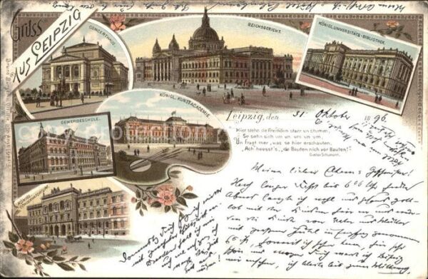Leipzig Reichsgericht Konzerthaus Universitäts-