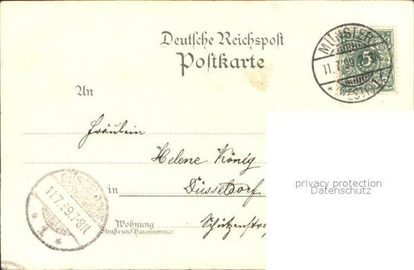 Muenster Westfalen Schloss Dom Rathaus – Bild 2