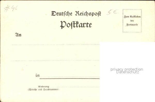 Frankfurt Main Kaiser Wilhelm I. Denkmal Postgebäude L – Bild 2