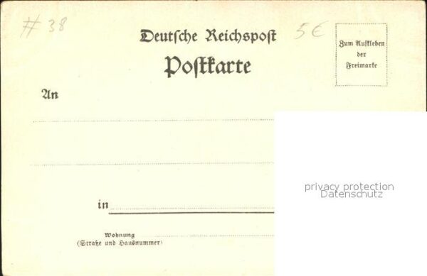 Frankfurt Main Peterskirche Opernhaus Litho – Bild 2