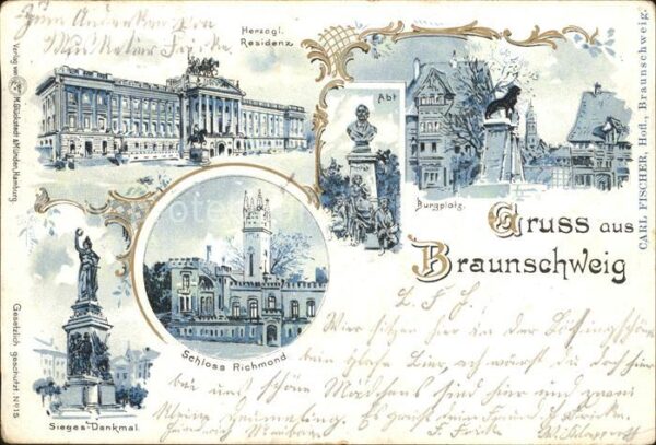 Braunschweig Residenz Burgplatz Schloss Richmond Lit