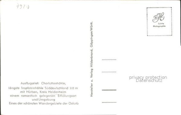 Hoehlen Caves Grottes Charlottenhöhle Heidenheim – Bild 2