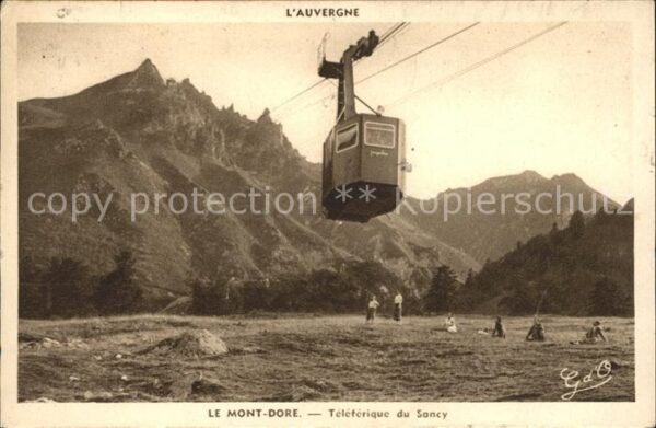 Seilbahn Le Mont Dore Teleferique du Sancy Auver