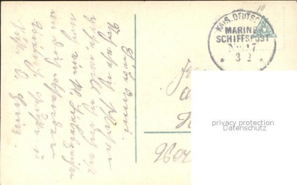 Poesie Marine Seemann Kriegsschiff Schiffspost – Bild 2