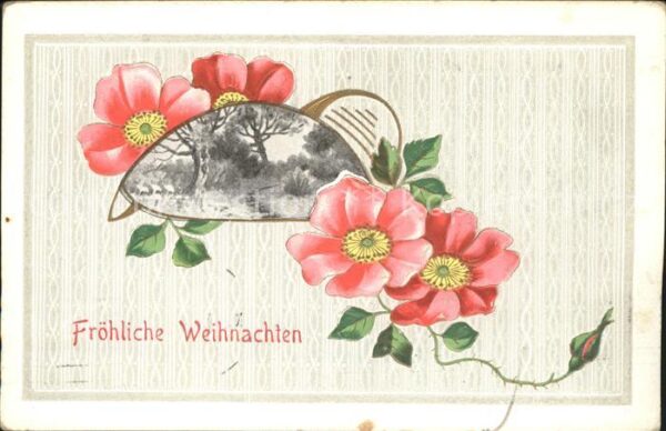 Weihnachten Blumen Rosen