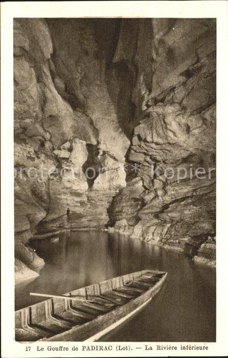 Hoehlen Caves Grottes Gouffre de Padirac Riviere inferieure