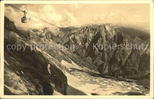 Seilbahn Bayerische Zugspitzbahn Wettersteingebi
