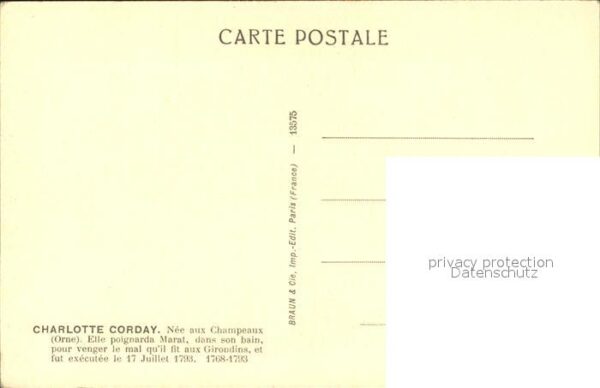Adel Frankreich Charlotte Corday – Bild 2