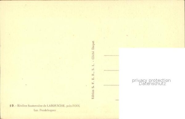 Hoehlen Caves Grottes Riviere Souterraine de Labouiche Foix P – Bild 2
