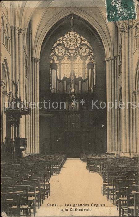 Kirchenorgel Sens Cathedrale