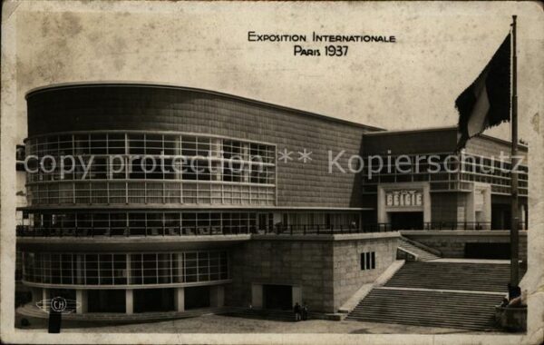 Exposition Internationale Paris 1937 Pavillon de la Belgique