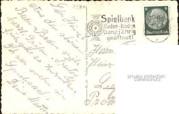 Spielbank Casino Baden-Baden Spielsaal Saal Louis XV. – Bild 2