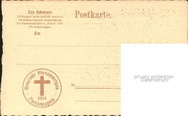 Passionsspiele Oberammergau Christus segnet seine Jünger Nr. 3 Leo – Bild 2