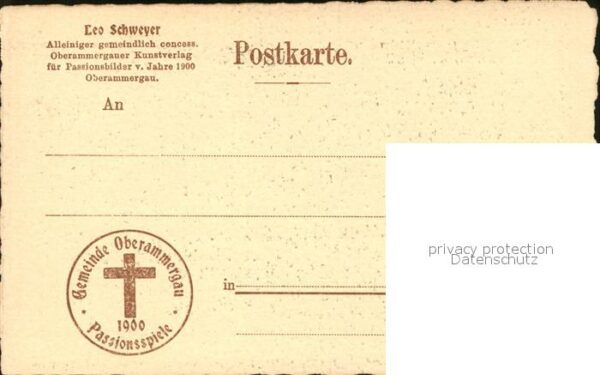 Passionsspiele Oberammergau Christus segner Magdalena Nr. 1 Leo Sch – Bild 2