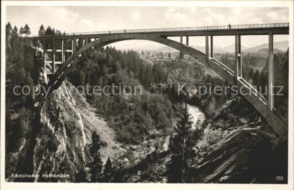 Bruecken Bauwerke Echelsbacher Hochbrücke