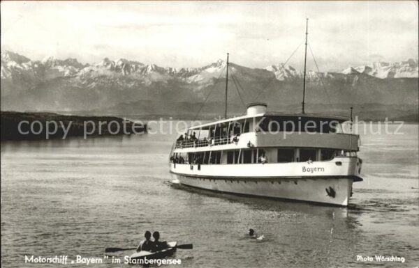 Motorschiffe Bayern Starnbergersee Foto Wörsching