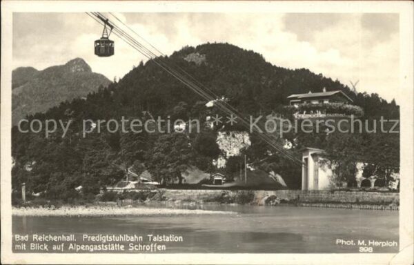 Foto Herpich M. Nr. 398 Bad Reichenhall Predigtstuhlbahn Ta