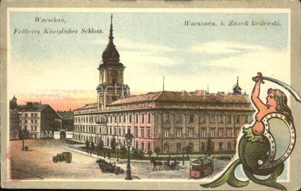 Meerjungfrau Mermaid Warschau Königliches Schloss