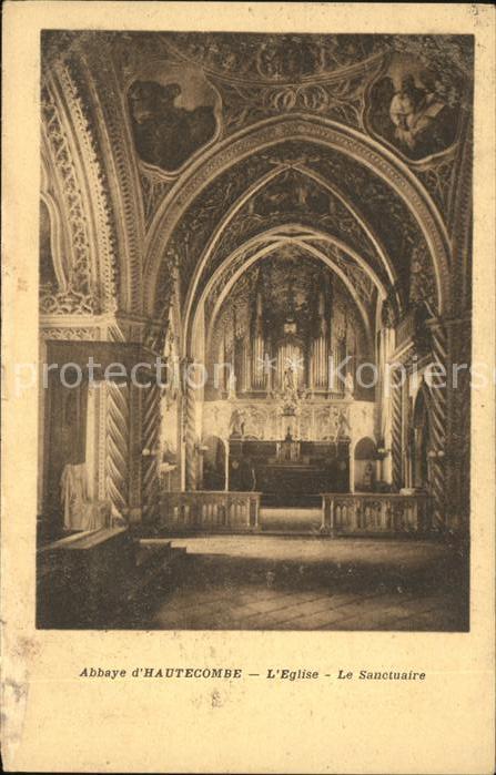 Kirchenorgel Abbaye Hautecombe Eglise Sanctuaire
