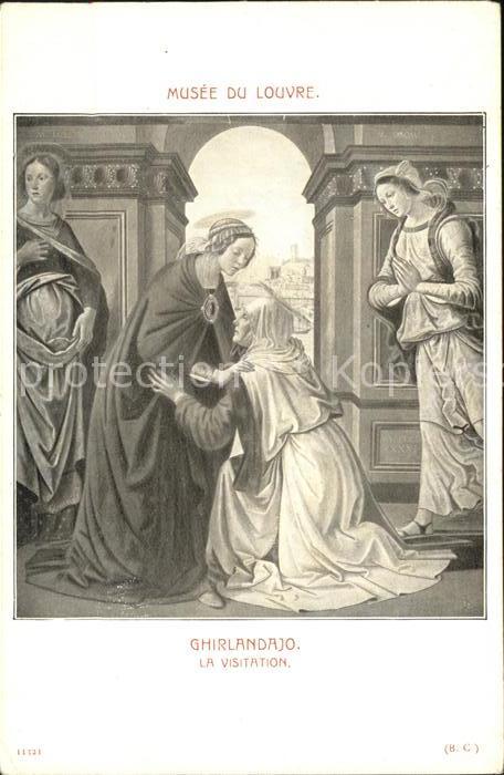 Kuenstlerkarte Ghirlandaio La Visitation Nr. 11321
