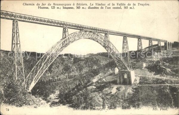 Viadukte Viaduc Vallee de la Truyere Garabit