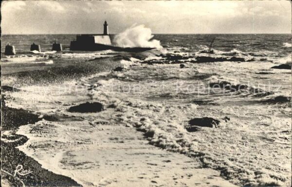 Leuchtturm Lighthouse Sables-d_Olonne Vendee Tempete Chaume