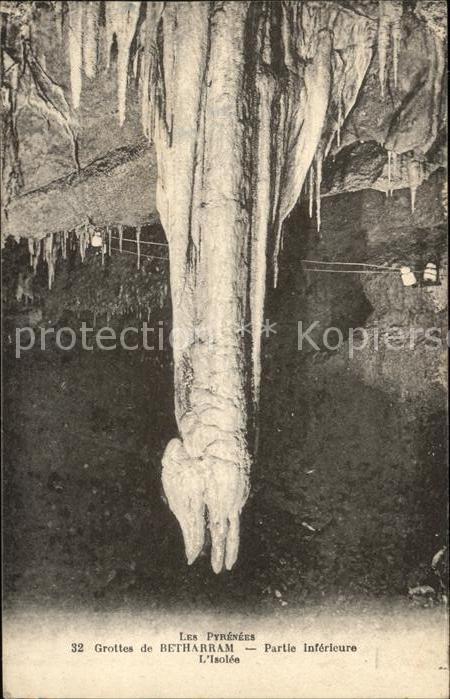 Hoehlen Caves Grottes Pyrenees Grottes de Betharram l'Isolee