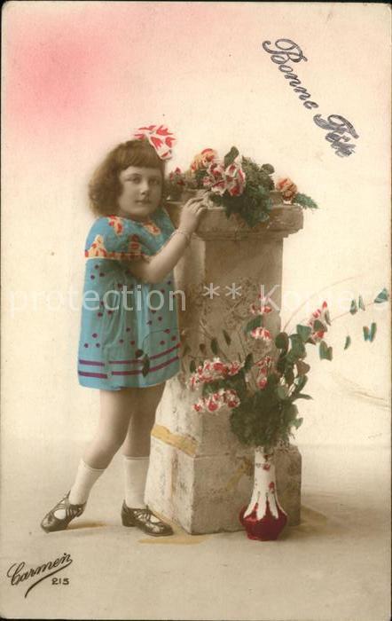 Kinder Child Enfants Bonne Fete Blumen Verlag Carmen Nr. 215