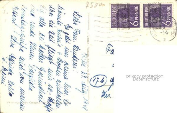 Foto Kellner Rolf Nr. 5573 Karlsruhe Stadtgarten Rosengarten – Bild 2