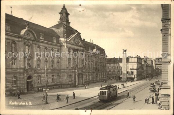 Strassenbahn Karlsruhe Hauptpost